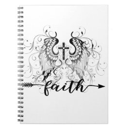 Caderno Espiral Faith Cross