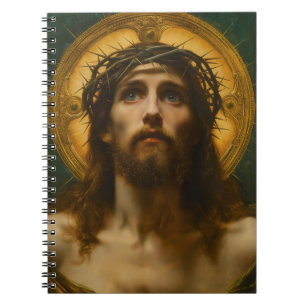 Caderno Espiral Faith Hope Love   Jesus Cristo Presente Cristão