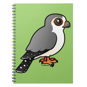 Caderno Espiral Falcão africano do pigmeu