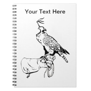 Caderno Espiral Falcão na Luva