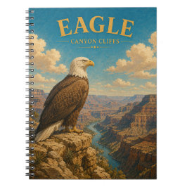 Caderno Espiral Falésias do Eagle Canyon Watercolor GeoSaga