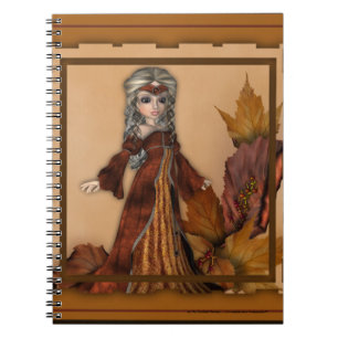 Caderno Espiral Fall Season Queen: Notebook de Fantasy Girl