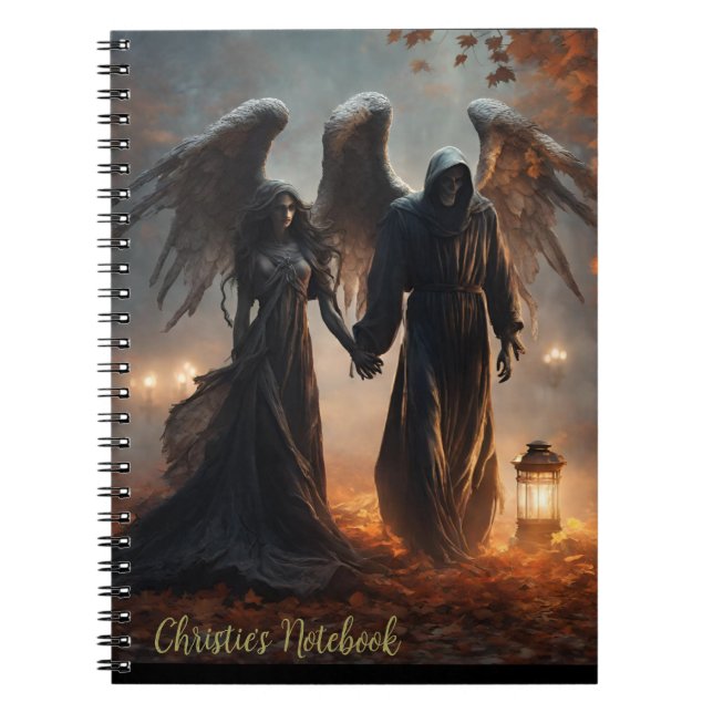 Caderno Espiral Fallen Angel Casal (Frente)