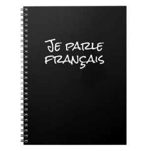 Caderno Espiral Falo Em Língua Francesa: Vocabulário De Aprendiz
