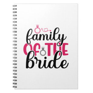 Caderno Espiral Família Casada Da Noiva