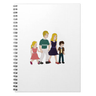 Caderno Espiral Família Ridiculamente Feliz