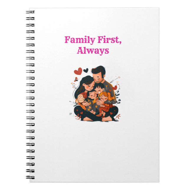 Caderno Espiral Familly First Notebooks  (Frente)