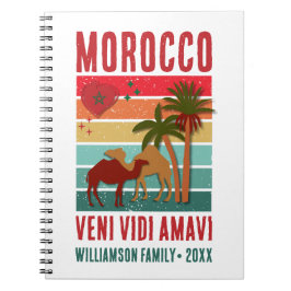Caderno Espiral Family Reunion Vacation Morocco Trip Group 