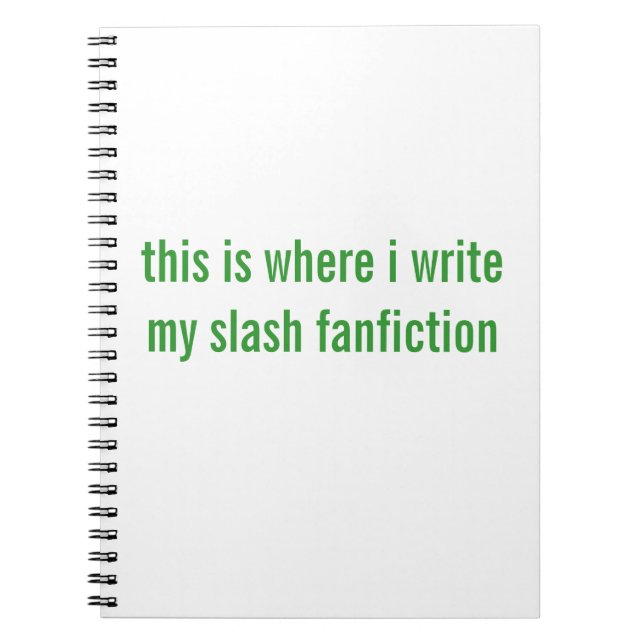 Caderno Espiral fanfiction do corte (Frente)