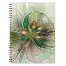 Fantasia Abstrata Moderna Colorida Flor Fractal