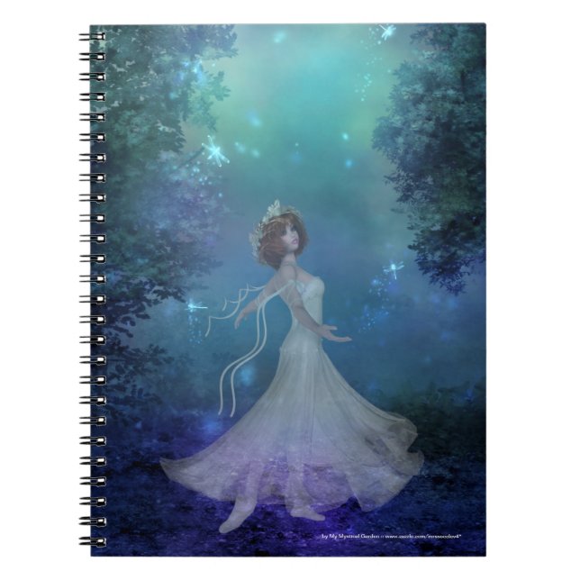 Caderno Espiral Fantasia: Dançando na Floresta (Frente)
