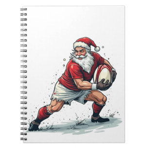 Caderno Espiral Fantasia de Natal Jogando Papai Noel