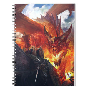 Caderno Espiral Fantasia do Dragão de Respiração