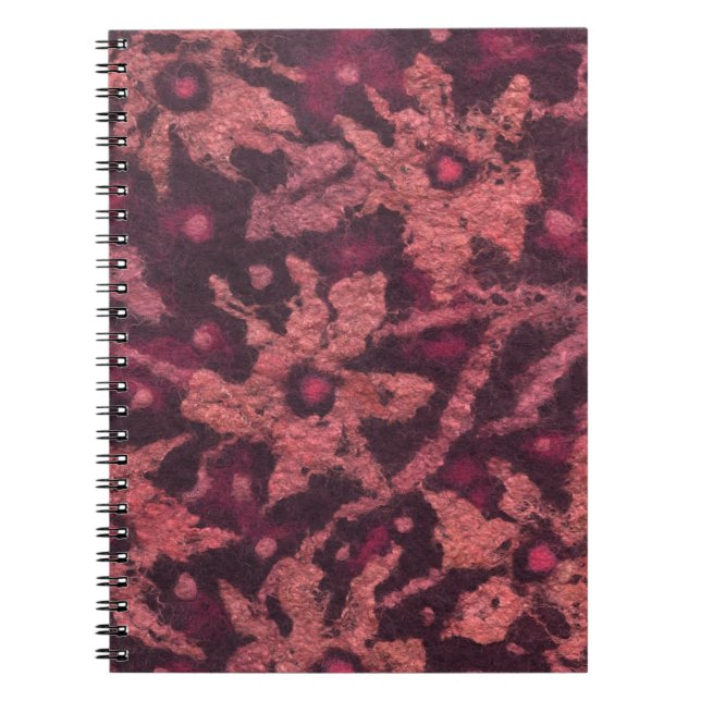 Caderno Espiral Fantasia floral (Frente)