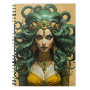 Caderno Espiral Fantasia Gótica: Noites Árabes de Medusa
