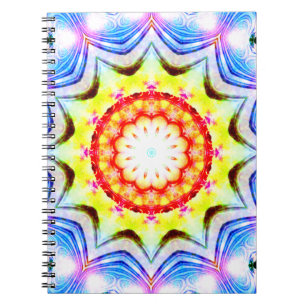 Caderno Espiral Fantasia Sacerdote Magia Vibrante Mandela