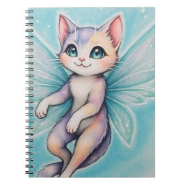 Caderno Espiral FantasiaGatinhaFada