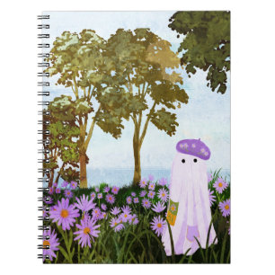 Caderno Espiral Fantasma Áster