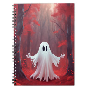 Caderno Espiral Fantasma Carmesim