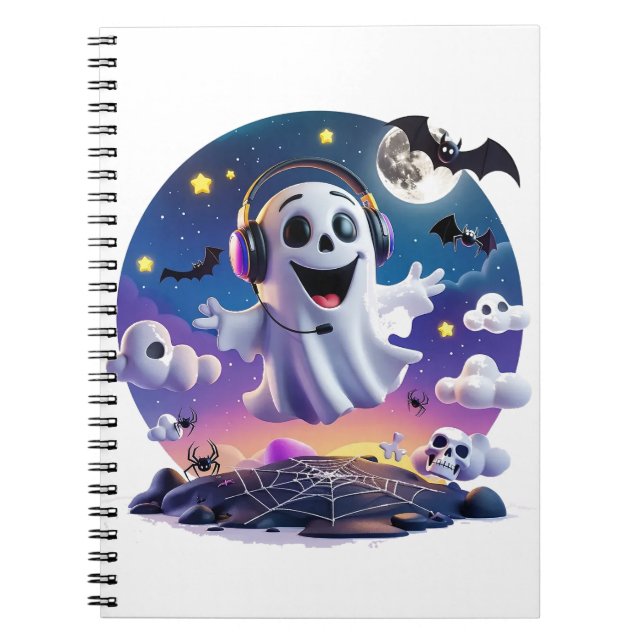 Caderno Espiral Fantasma de Música (Frente)
