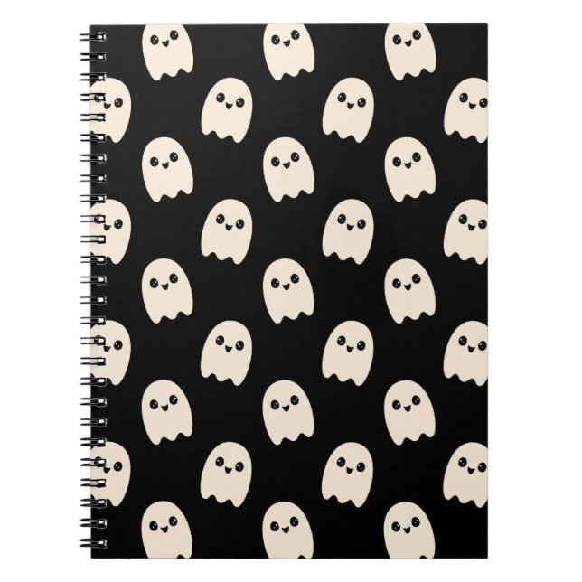 Caderno Espiral Fantasmas felizes (Frente)