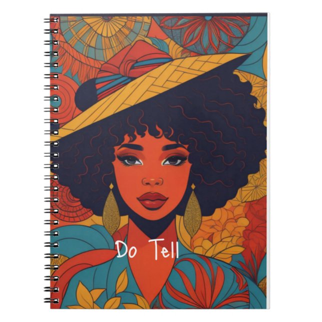 Caderno Espiral Fantástico notebook feminino (Frente)