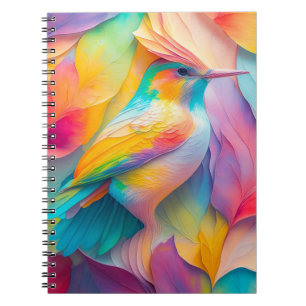 Caderno Espiral Fantasy Birds Silk Bird