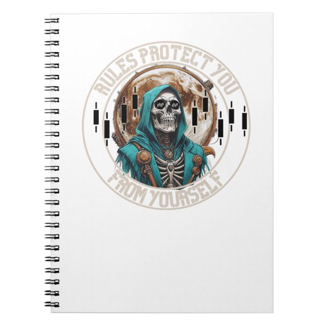 Caderno Espiral Fantasy Design | Grim Reaper | Motivation (Frente)