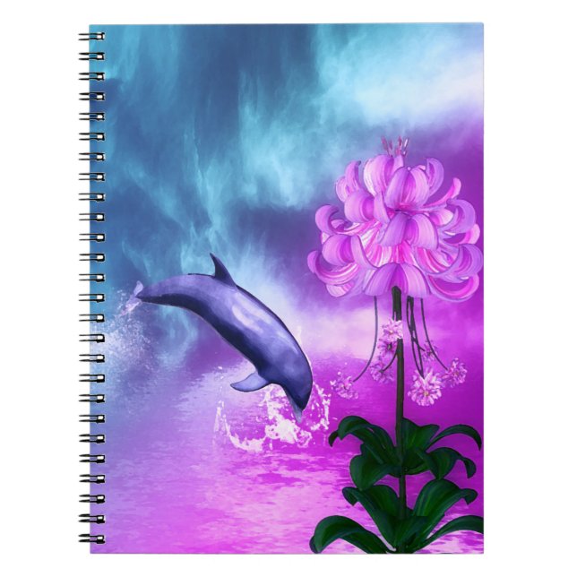 Caderno Espiral Fantasy Dolphin (Frente)