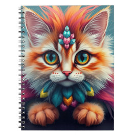 Caderno Espiral Fantasy Kitten
