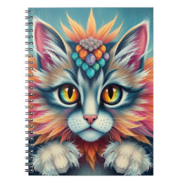 Caderno Espiral Fantasy Kitten