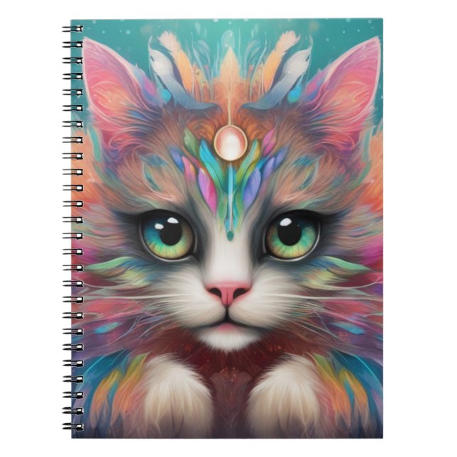 Caderno Espiral Fantasy Kitten (Frente)