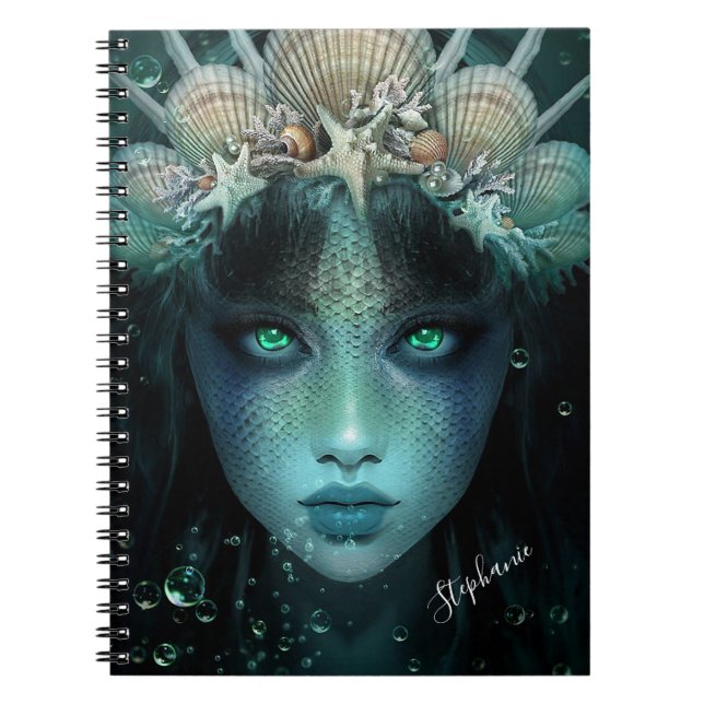 Caderno Espiral Fantasy Mermaid (Frente)