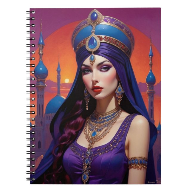 Caderno Espiral Fantasy Princess (Frente)