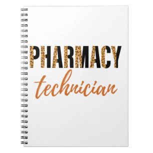 Caderno Espiral Faracy Technician CPHT Leopard Print