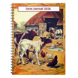 Caderno Espiral Farm Journal 2026