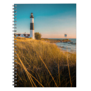 Caderno Espiral Faróis Farol Grande Sable Ludington, MI