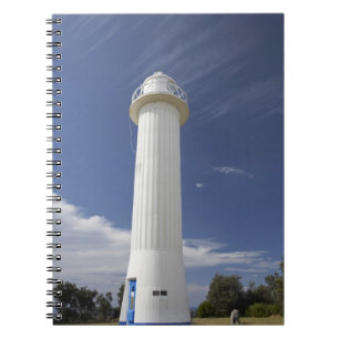 Caderno Espiral Farol Clarence Head, Yamba, Nova Gales do Sul