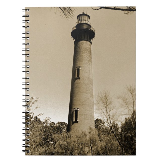 Caderno Espiral Farol Currituck (Frente)