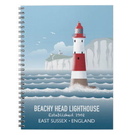 Caderno Espiral Farol de Beachy Head