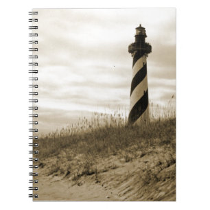 Caderno Espiral Farol de Cape Hatteras