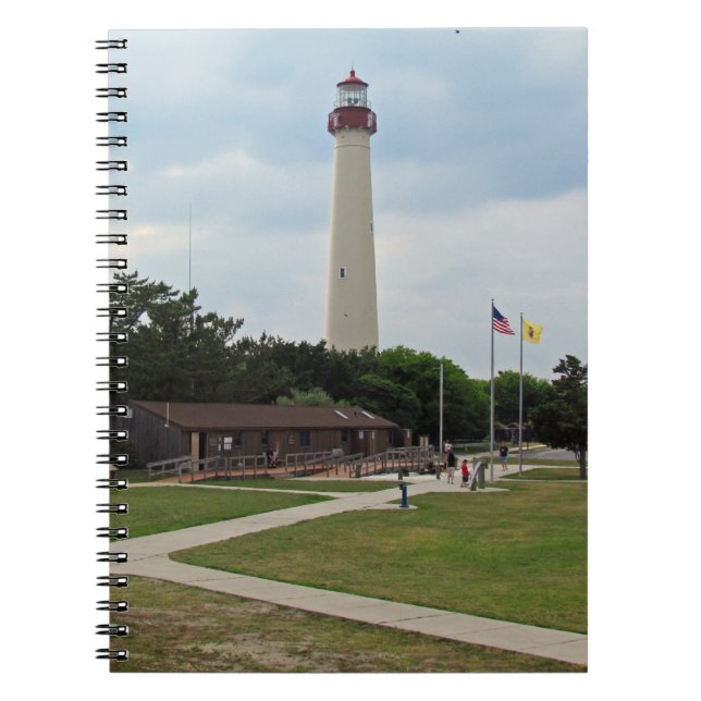 Caderno Espiral Farol de Cape May (Frente)