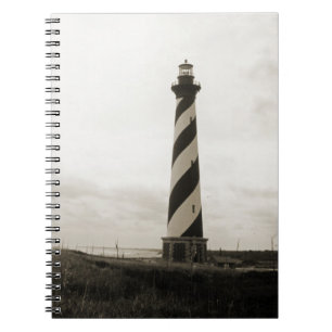 Caderno Espiral Farol de Hatteras do cabo