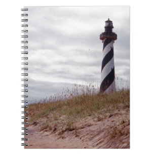 Caderno Espiral Farol de Hatteras do cabo