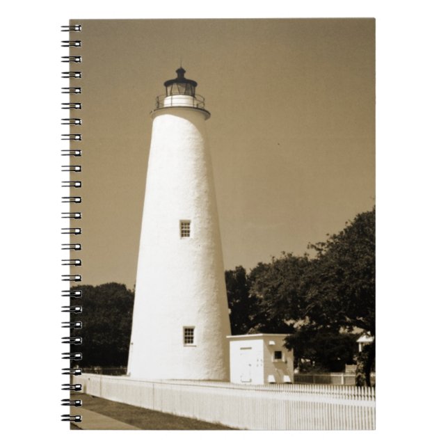 Caderno Espiral Farol Ocracoke (Frente)