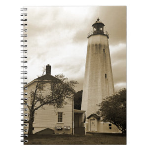 Caderno Espiral Farol Sandy Hook