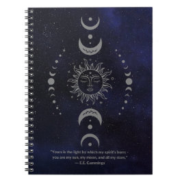 Caderno Espiral Fases da Lua