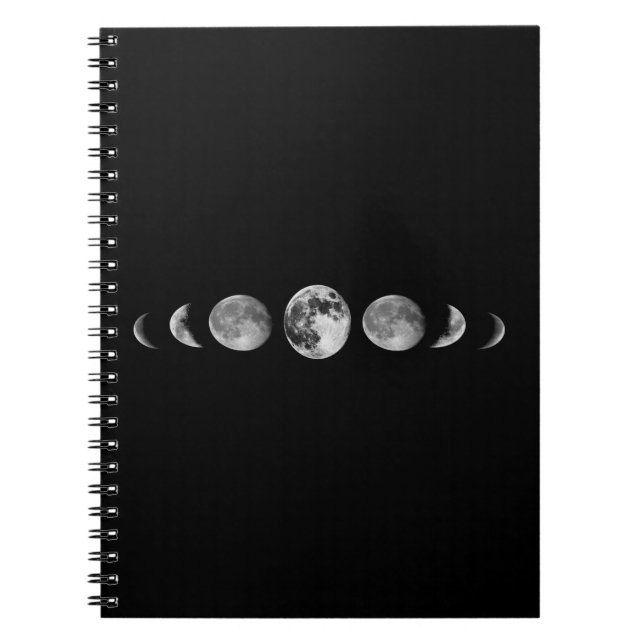 Caderno Espiral Fases da lua (Frente)