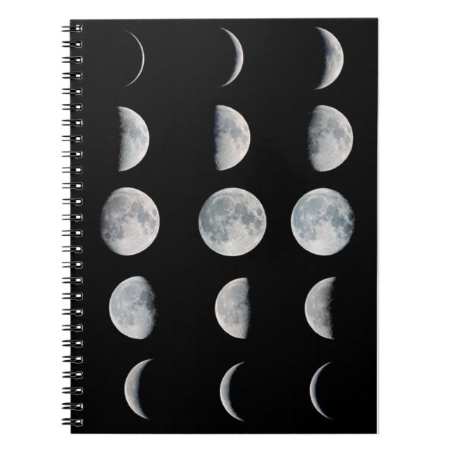 Caderno Espiral Fases lunares (Frente)