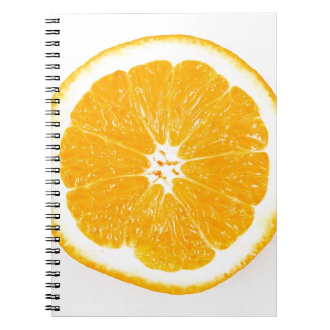 Caderno Espiral Fatia alaranjada (Frente)
